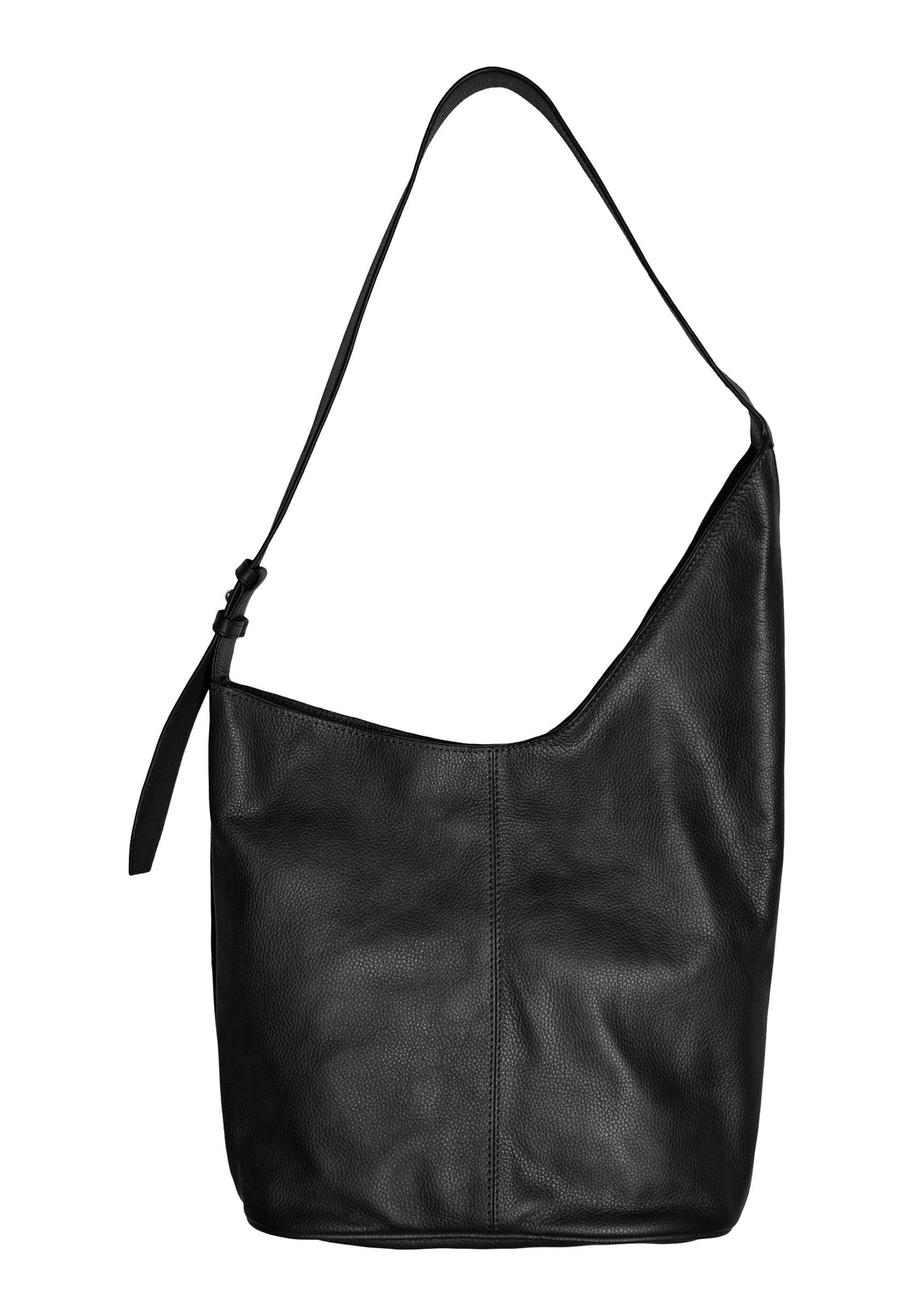 BTFCPH Asymmetrisk shopper i læder Tasker Sort