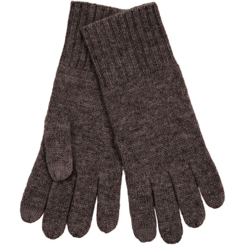 BTFCPH BTFANDREA Pure Cashmere Gloves Handsker Dark Brown Melange
