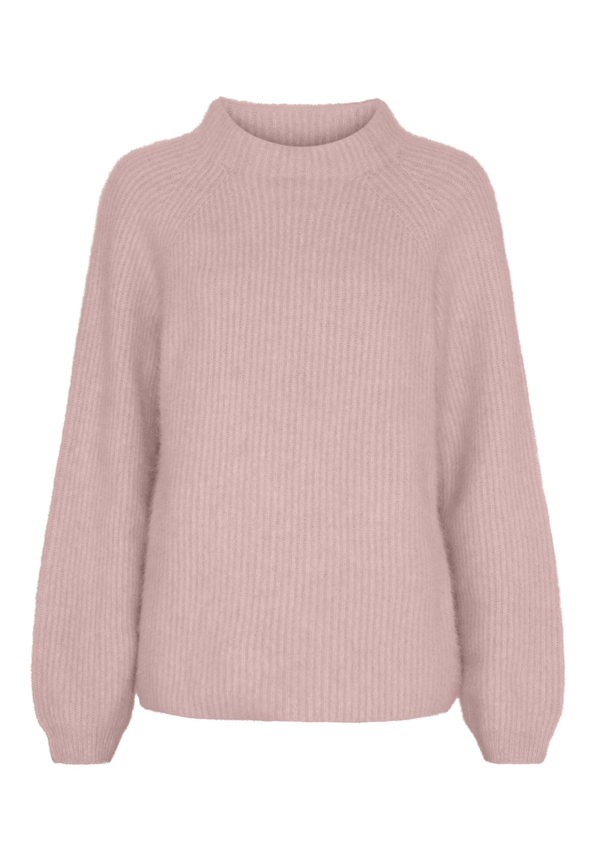 BTFCPH BTFARIA Cashmere strik med vaskebjørnsgarn Pullovers Rosa