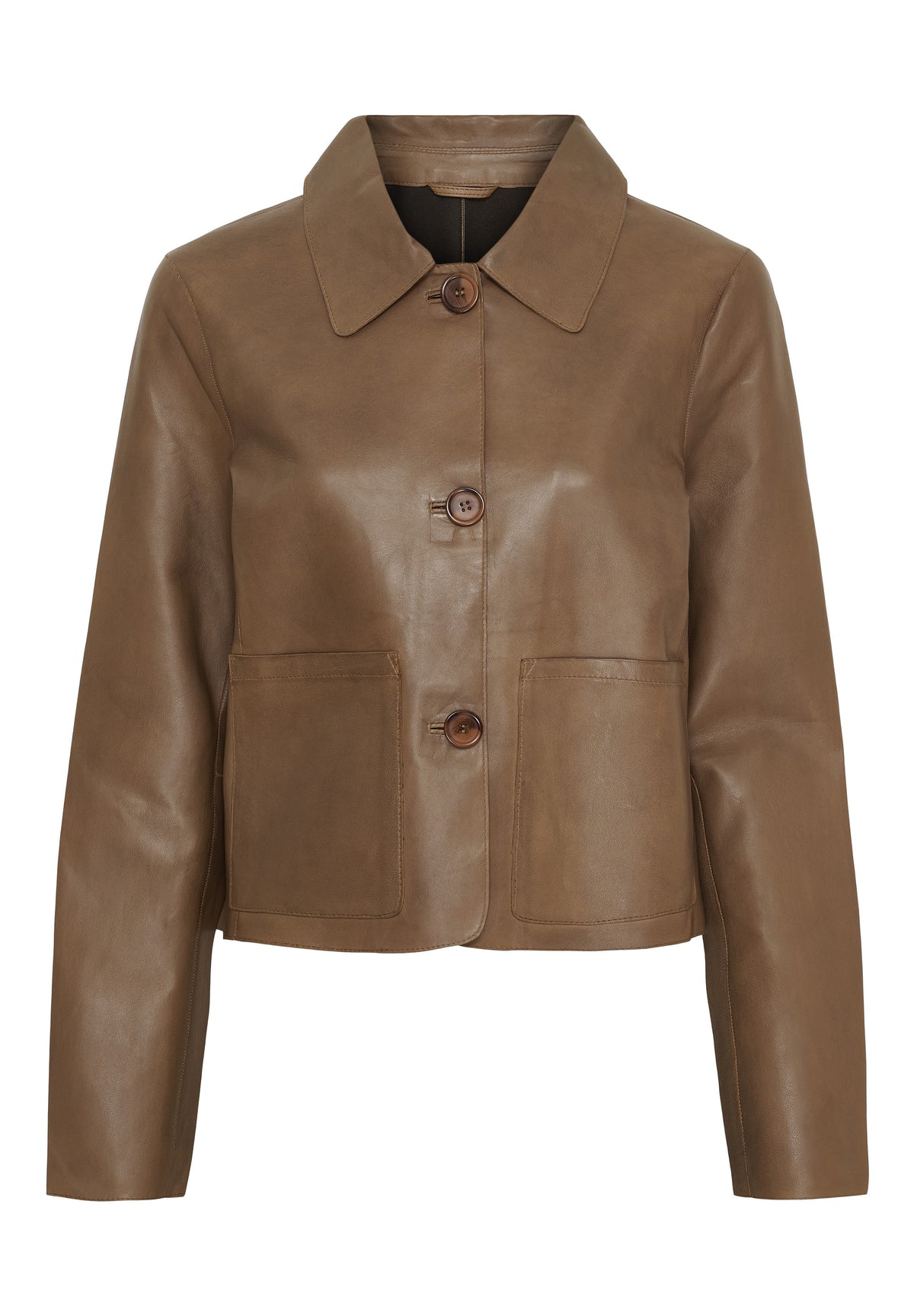 BTFCPH BTFDINA Læderjakke Jakker Nude Brown