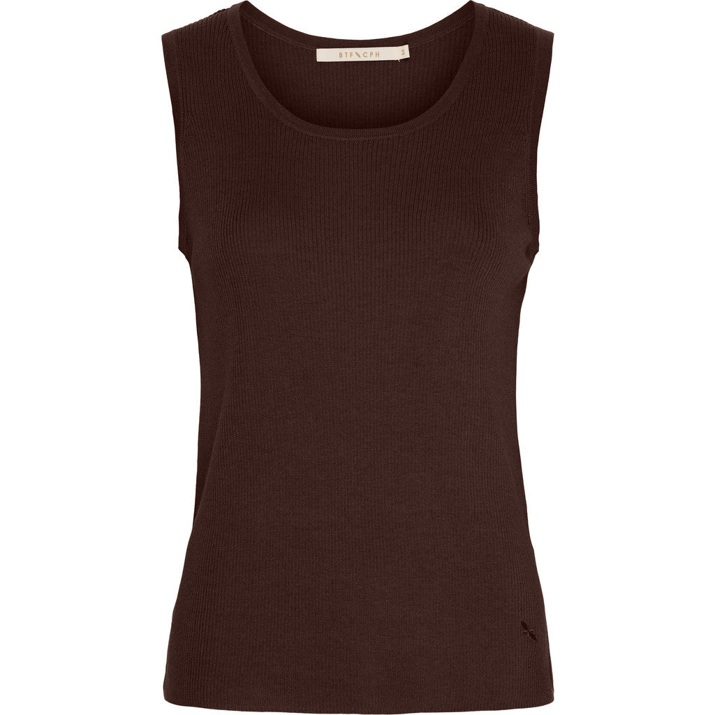 BTFCPH BTFELLA Silk Top Tops Brun
