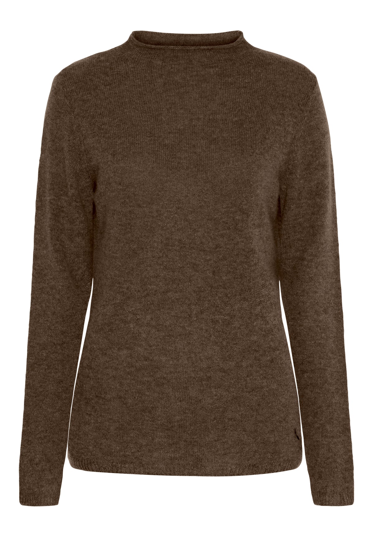 BTFCPH BTFELORA Pure Cashmere Pullover Pullovers Dark Brown Melange