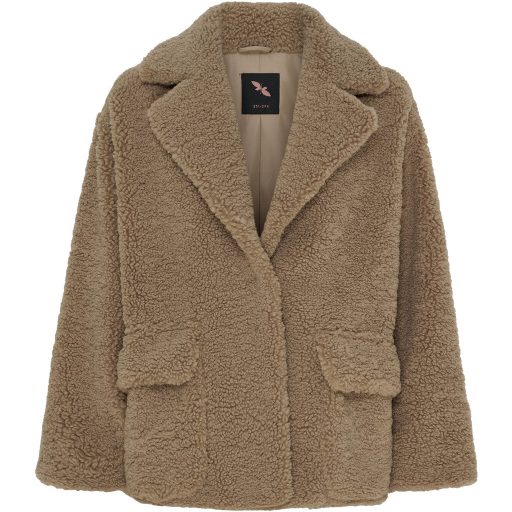 BTFCPH BTFHELENA Teddy Coat Frakker Brun