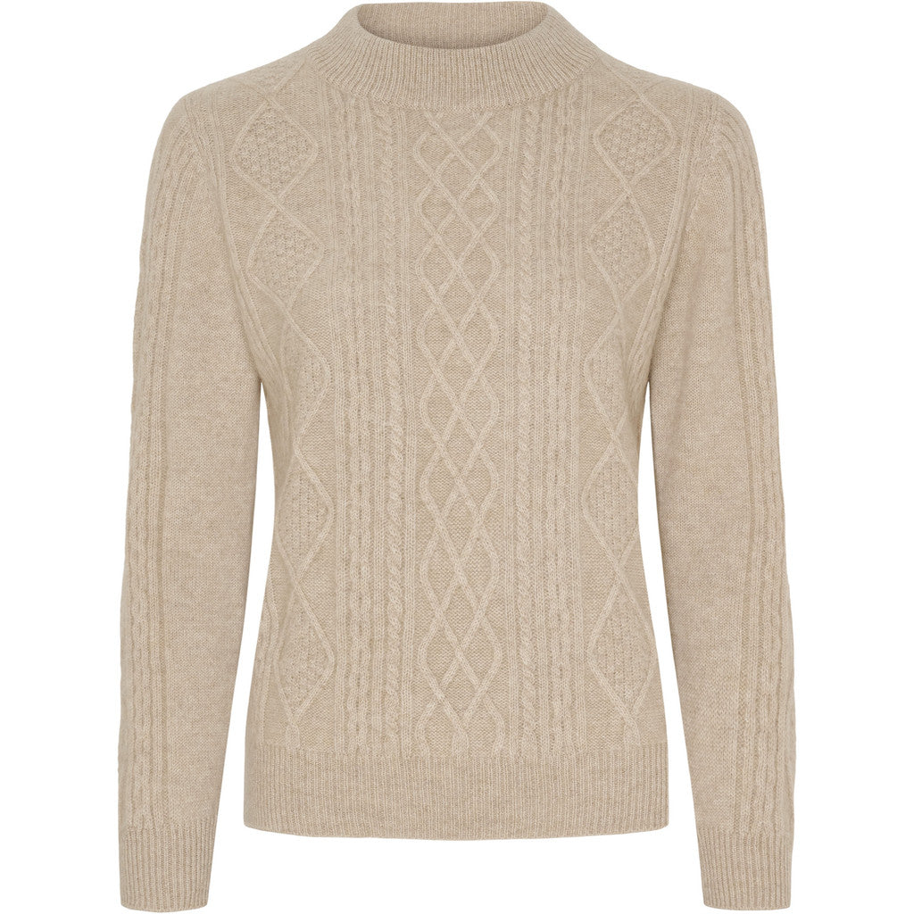 BTFCPH BTFINES Pure Cashmere Pullover Pullovers Beige Melange