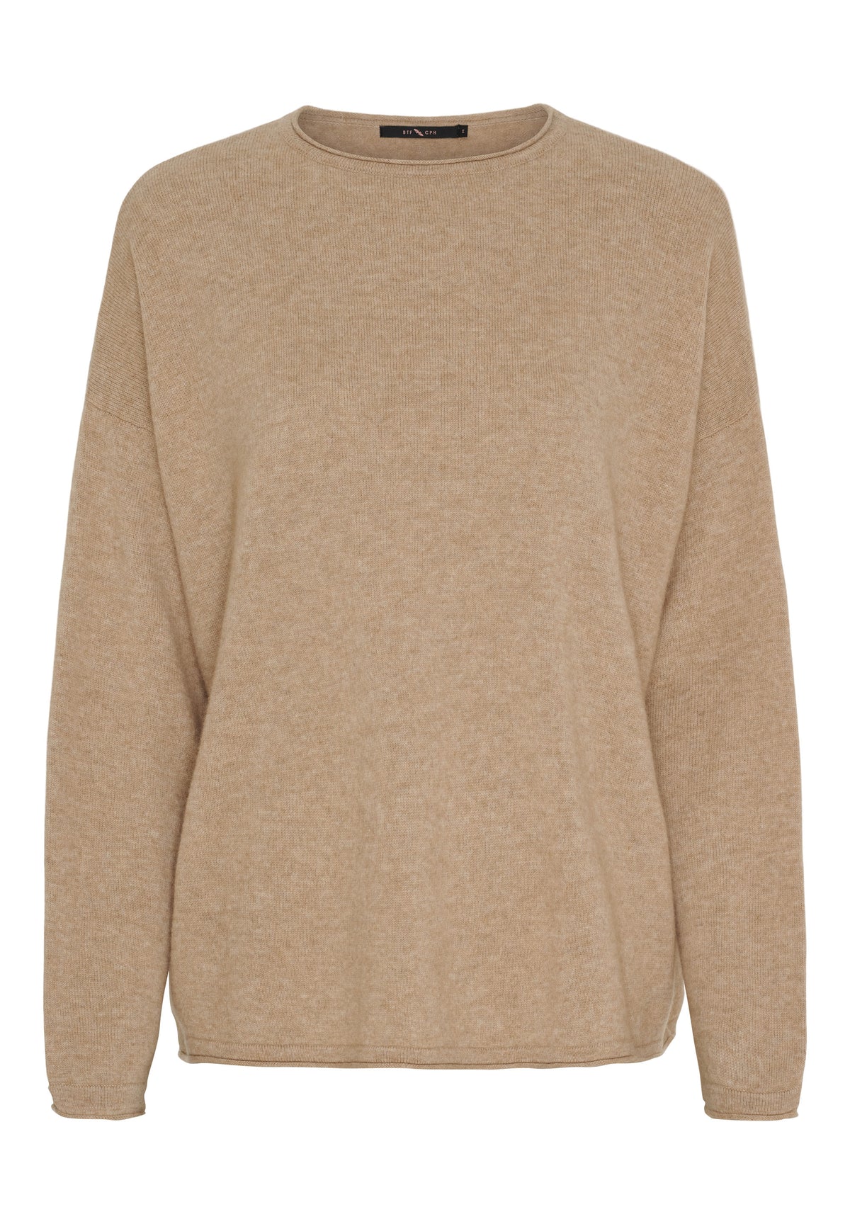 BTFCPH BTFLYRA Cashmere Pullover Pullovers Light Camel Melange