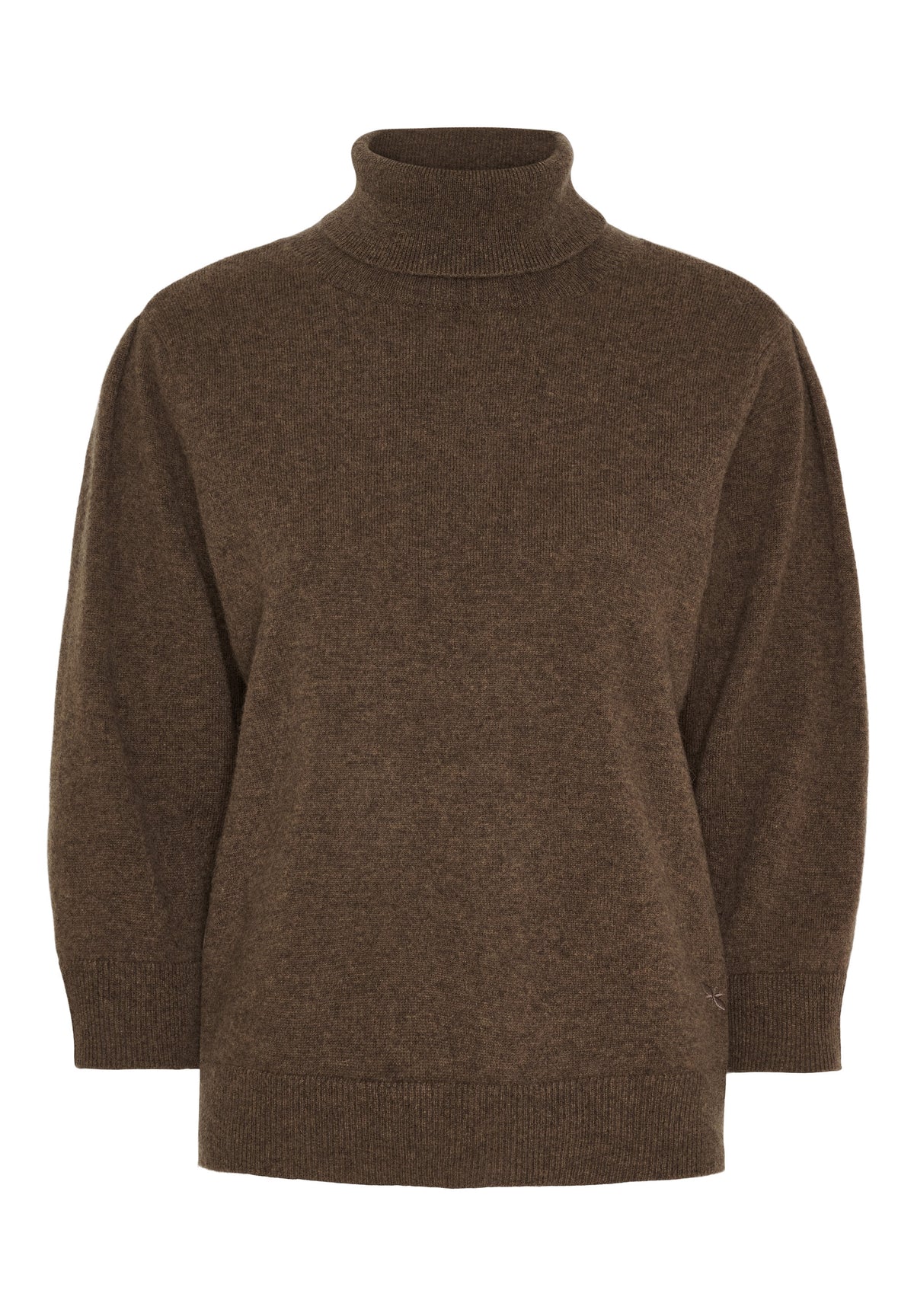 BTFCPH BTFMARIE Pure Cashmere Pullover Pullovers Dark Brown Melange