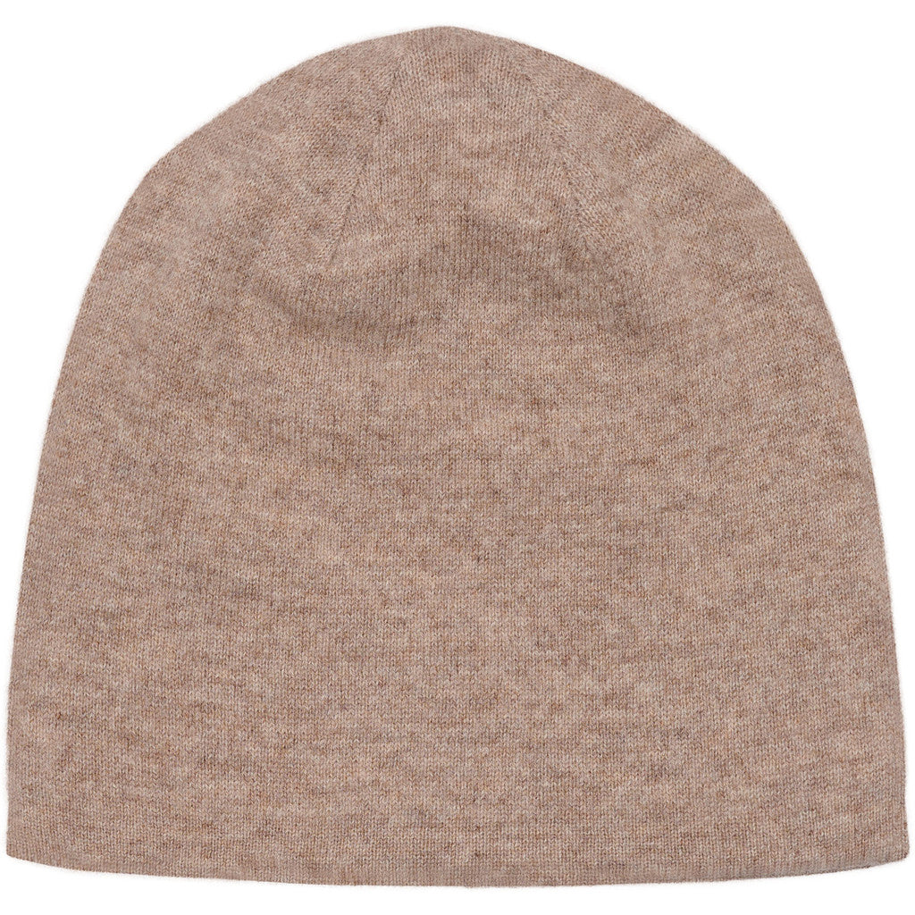 BTFCPH BTFSTINE Pure Cashmere Beanie Hatte Almond Melange/Brown Melange