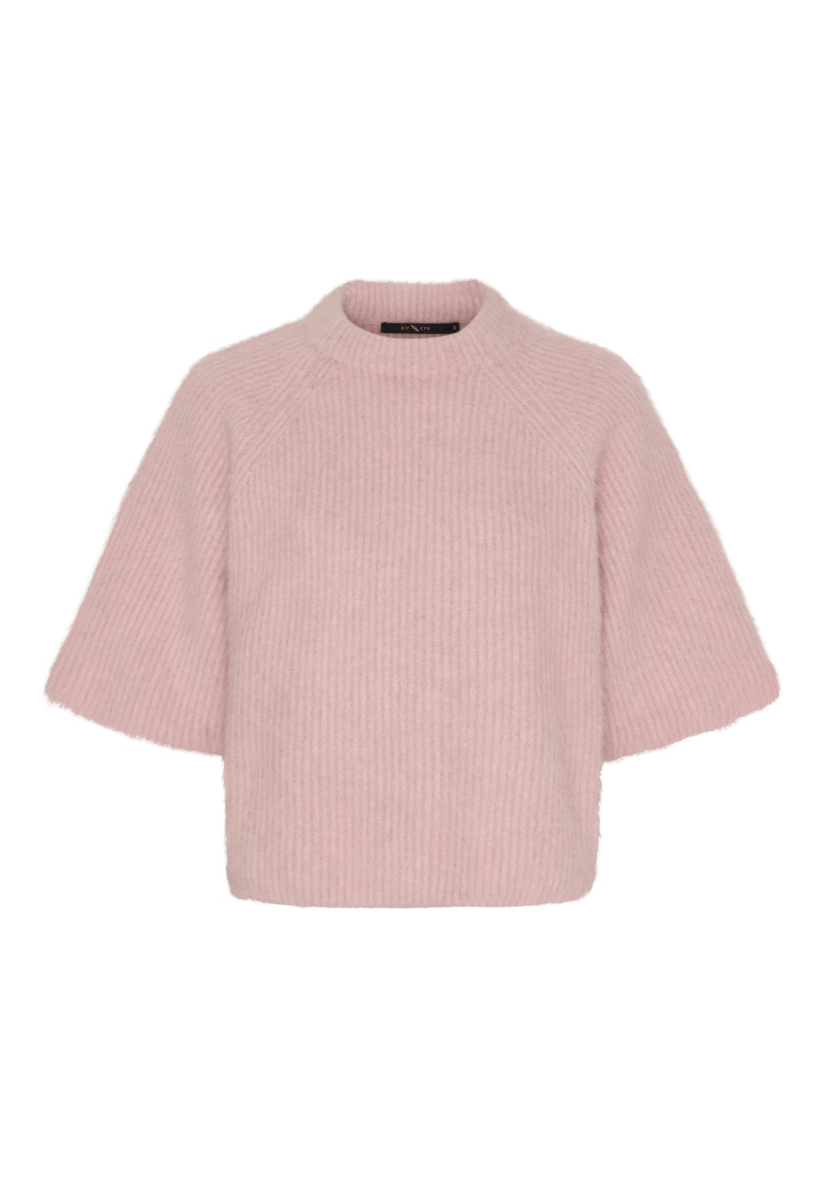 BTFCPH BTFTHEA Pullover i vaskebjørnsgarn Pullovers Rosa