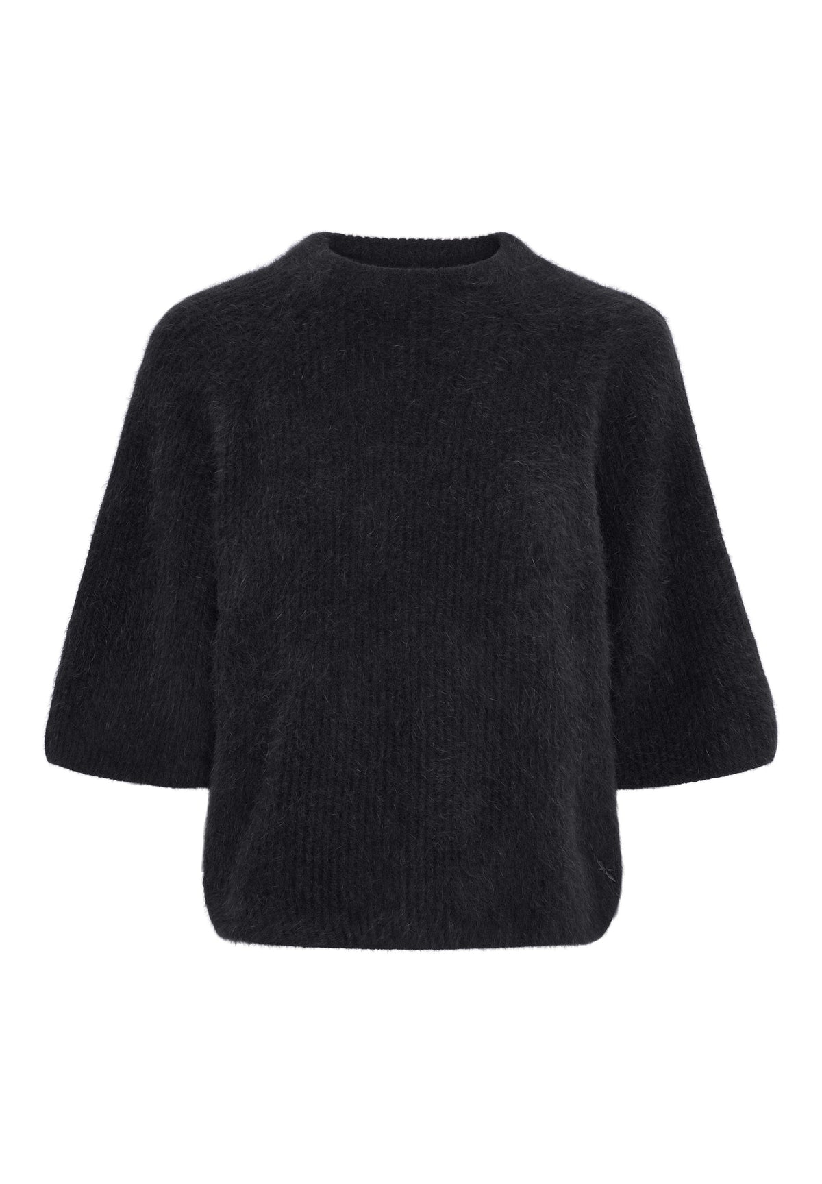 BTFCPH BTFTHEA Pullover i vaskebjørnsgarn Pullovers Sort