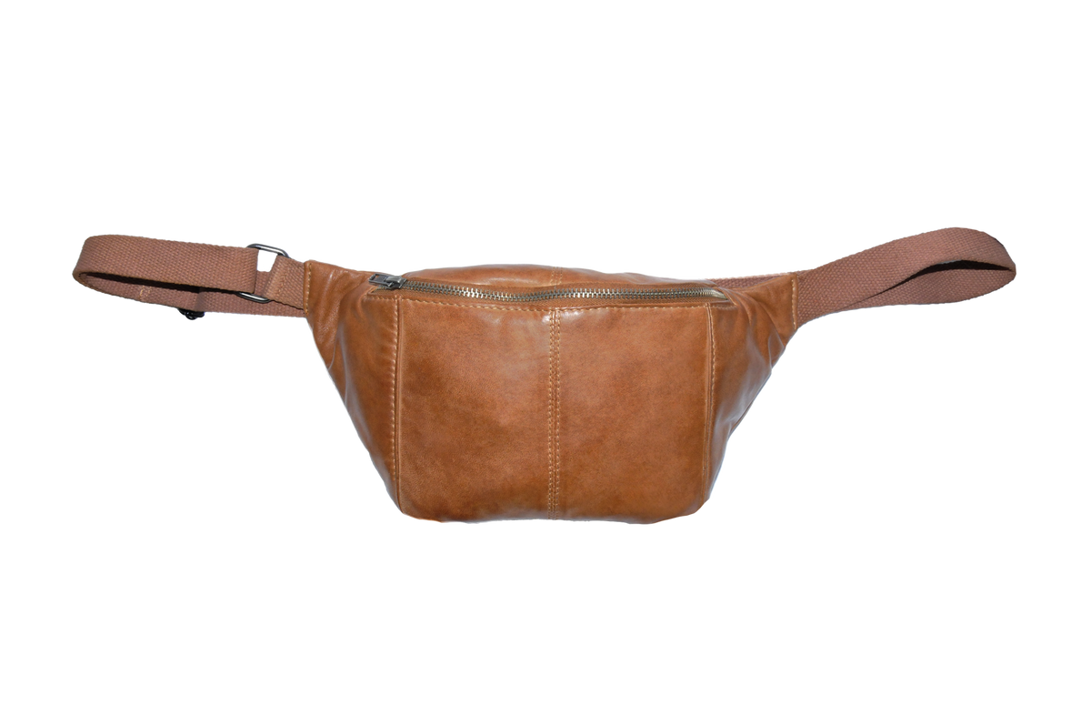 BTFCPH Bæltetaske i læder Tasker Brun