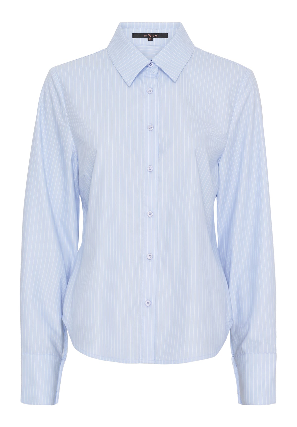 BTFCPH Bambusskjorte med striber Skjorter Light Blue Stripe