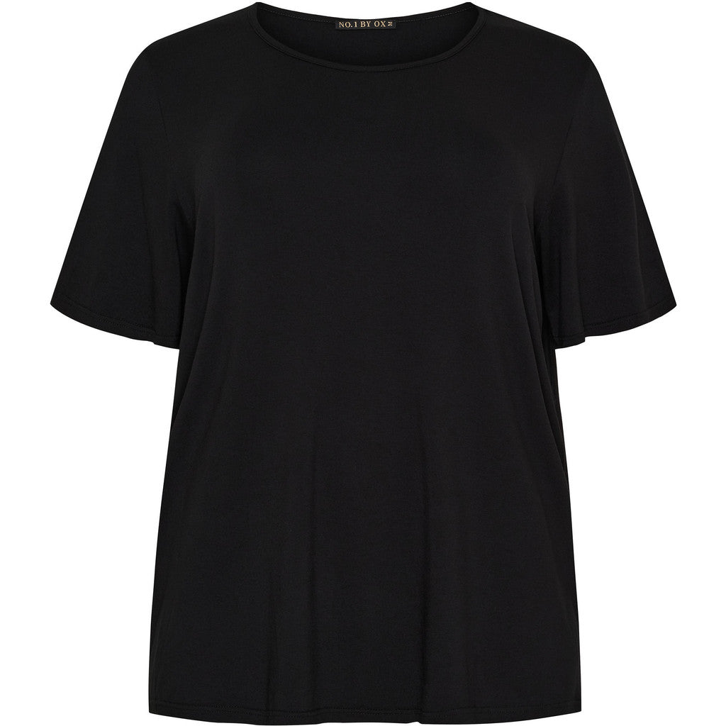 NO. 1 BY OX Basic t-shirt T-shirts Sort