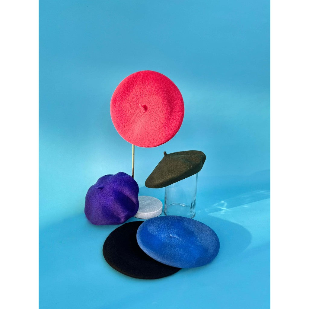 Orchid Beret Hatte Blå