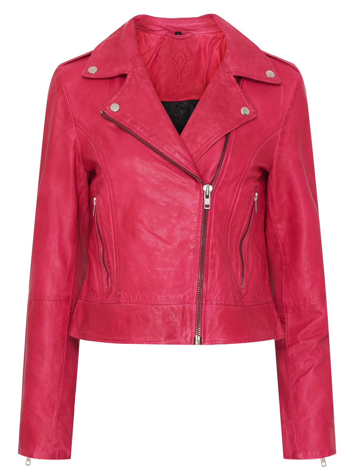 NOTYZ Biker læderjakke Jakker Rosa