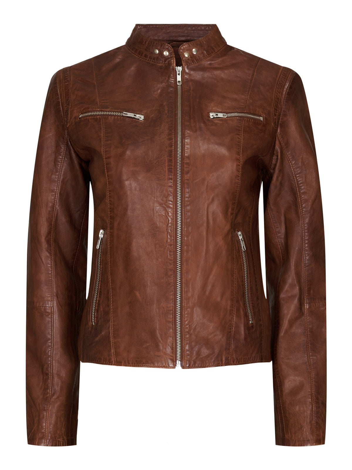 BTFCPH Bikerjakke Jakker Brun