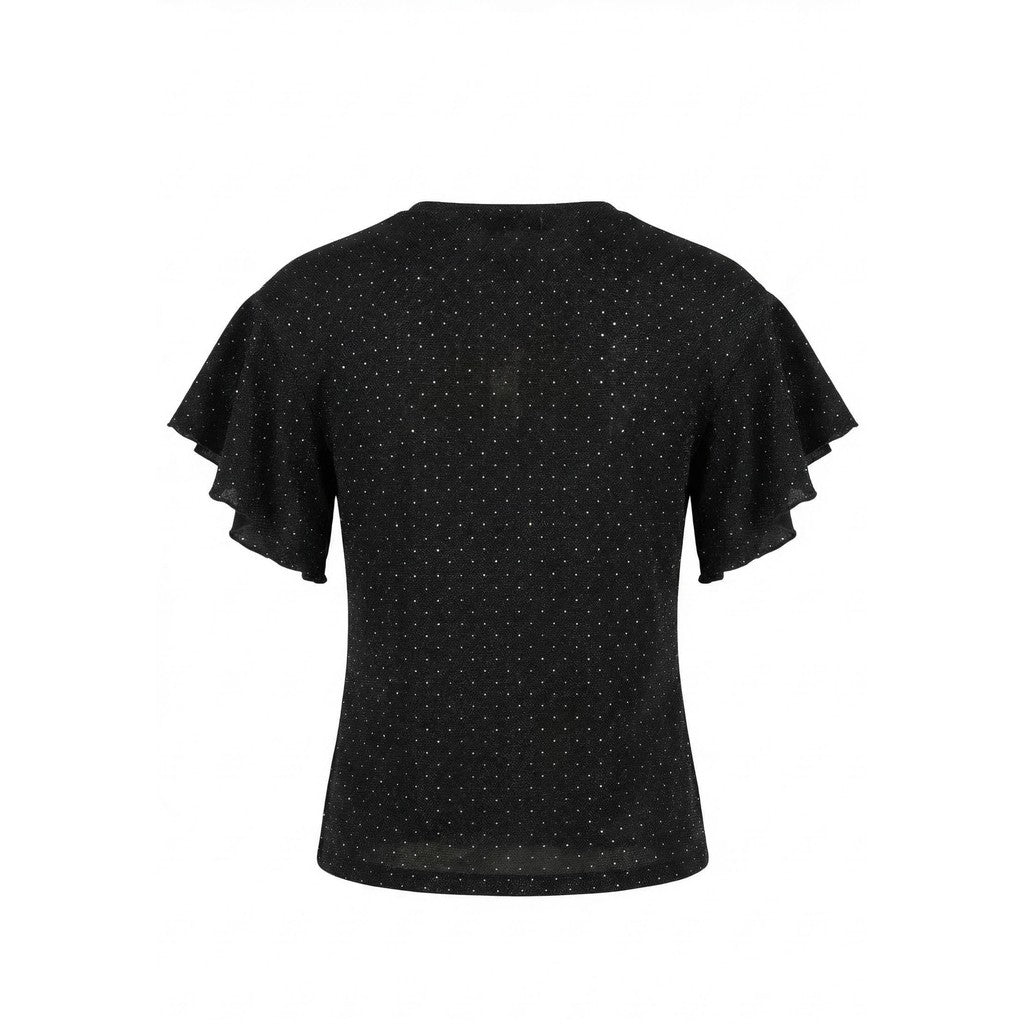 NO. 1 BY OX Blouse w Flair 1/2 sleeves Bluser
