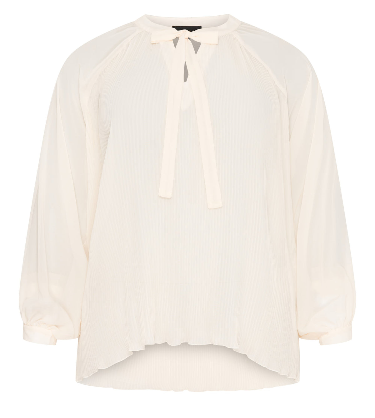 NO. 1 BY OX Bluse i plissé Bluser Beige