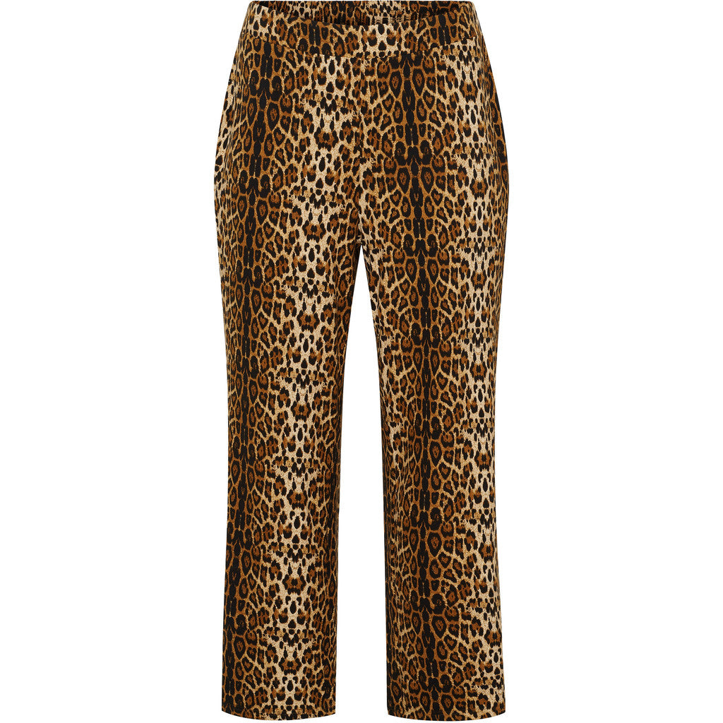 NO. 1 BY OX Bukser med leopardprint Bukser Brown Leopard print