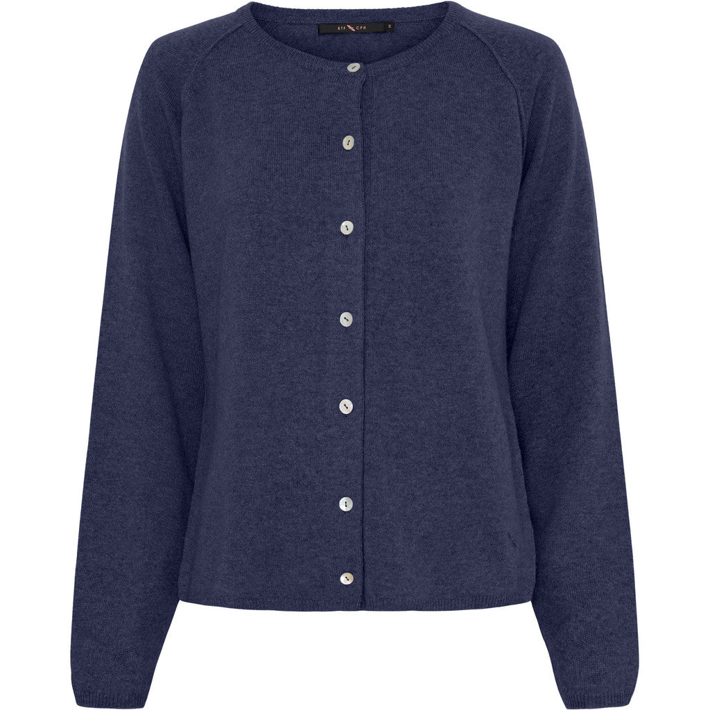 BTFCPH Cardigan i cashmere blanding Cardigans Blå