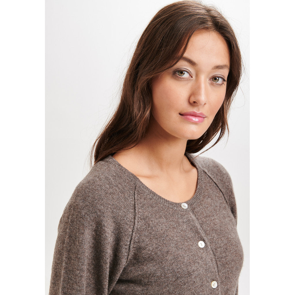 BTFCPH Cardigan i cashmere blanding Cardigans Brun