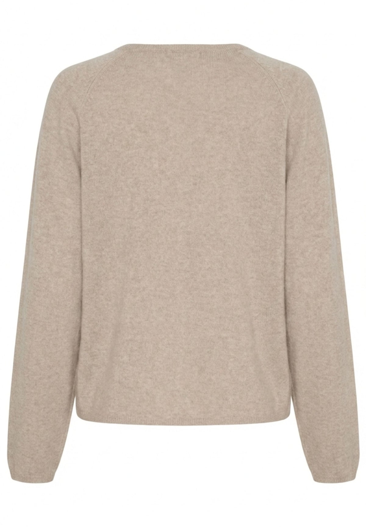 BTFCPH Cardigan i cashmere blanding Cardigans Cream Melange