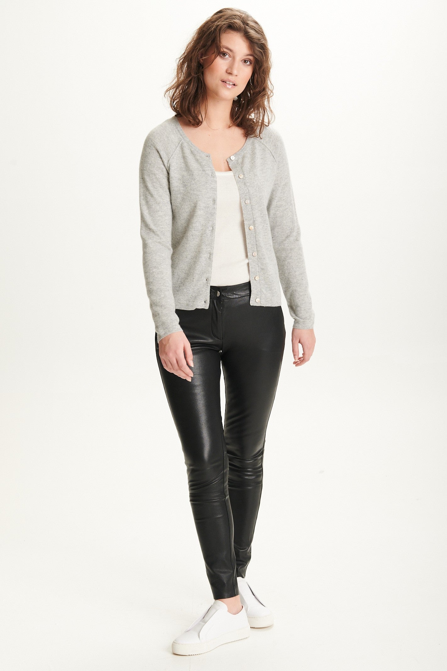 BTFCPH Cardigan i cashmere blanding Cardigans Grå