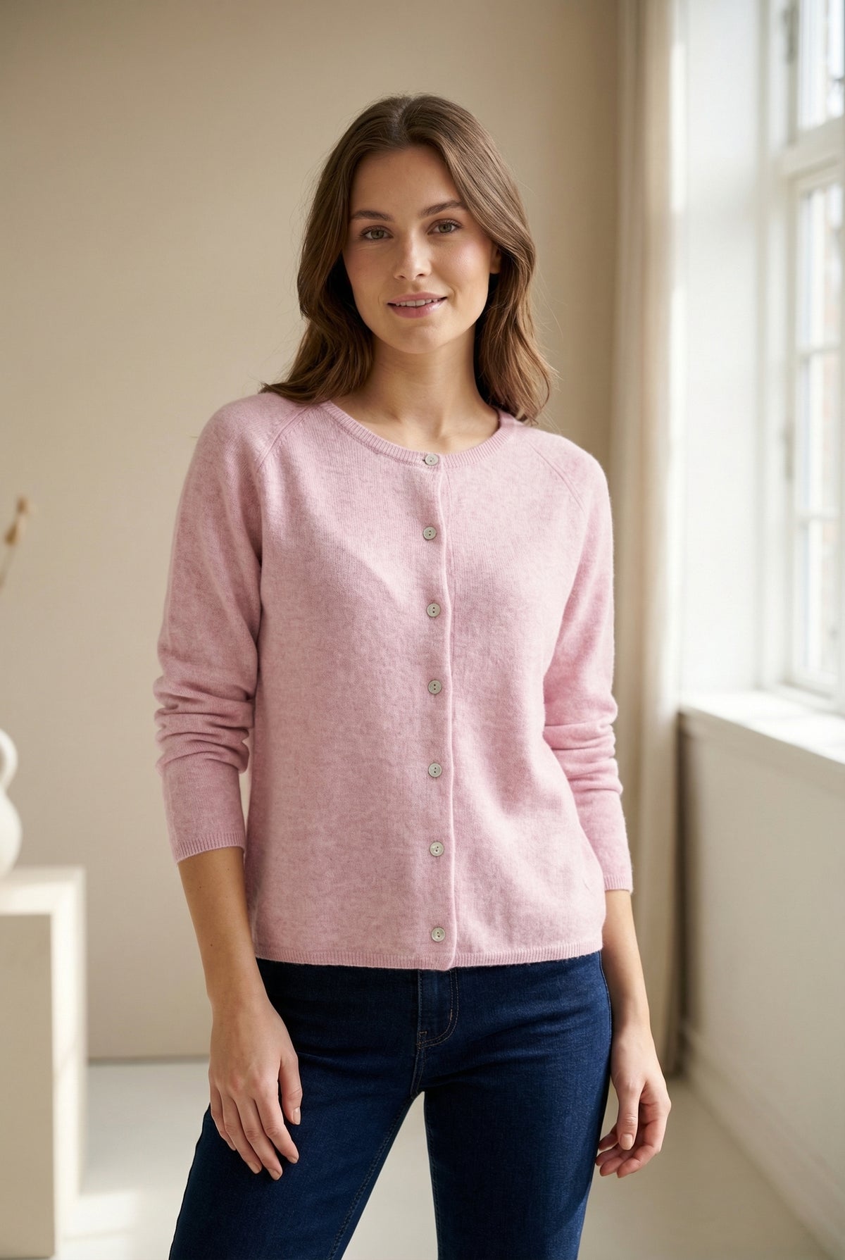 BTFCPH Cardigan i cashmere blanding Cardigans Rosa