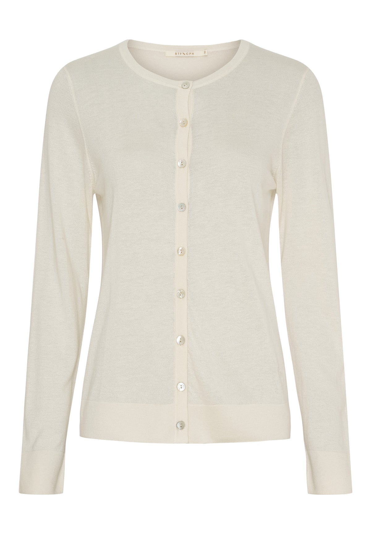 BTFCPH Cardigan i silke og cashmere Cardigans Hvid