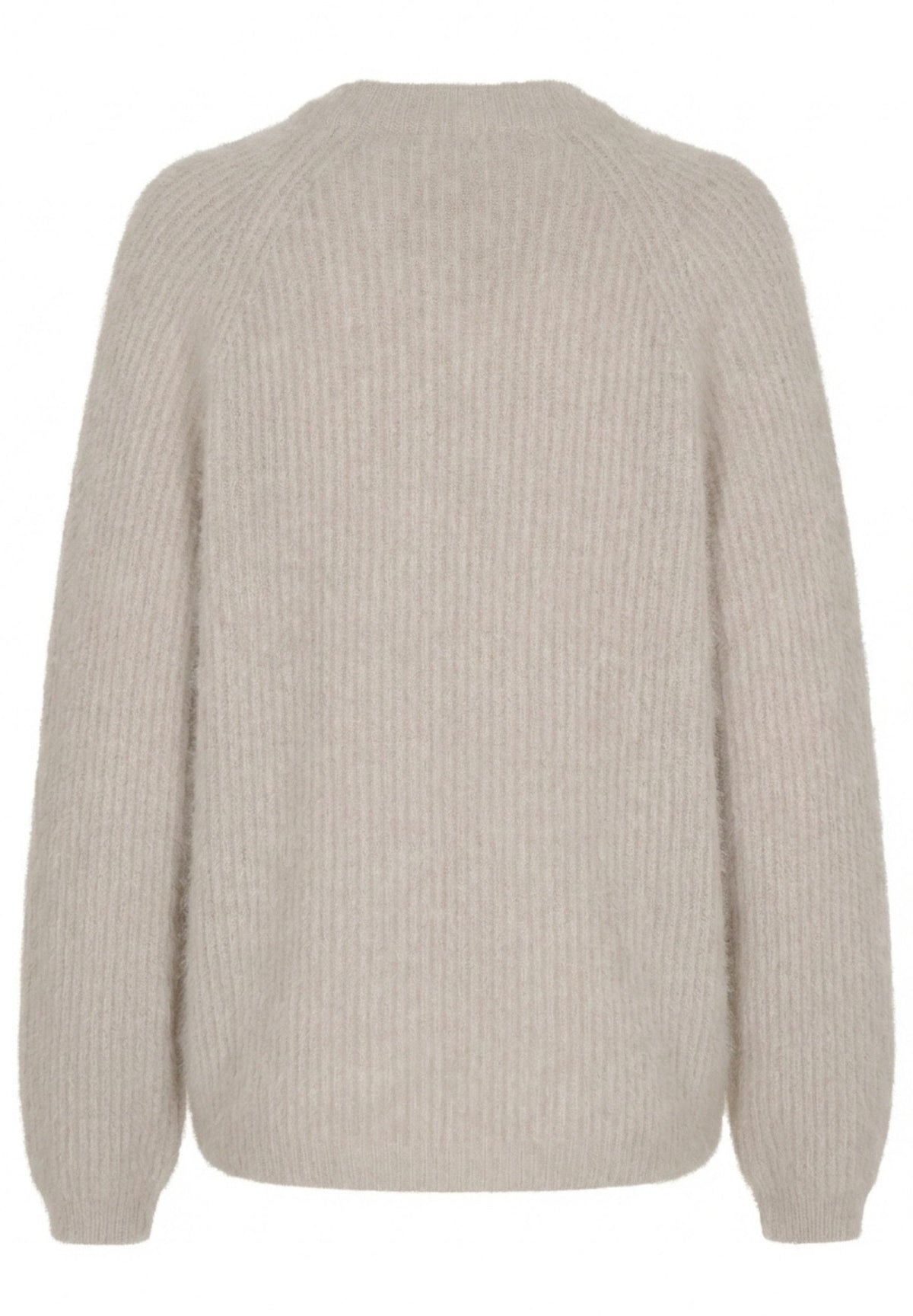 BTFCPH Cashmere cardigan med vaskebjørns-garn Cardigans Light Beige