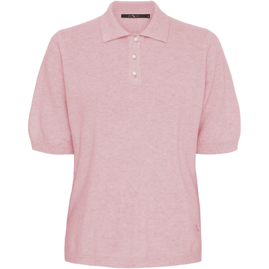 BTFCPH Cashmere pullover med korte ærmer Pullovers Rosa