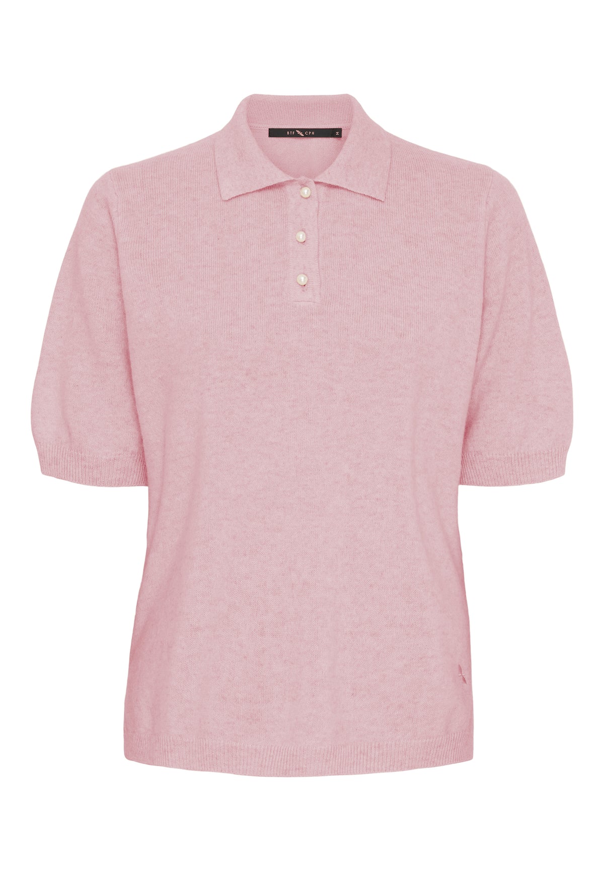 BTFCPH Cashmere pullover med korte ærmer Pullovers Rosa