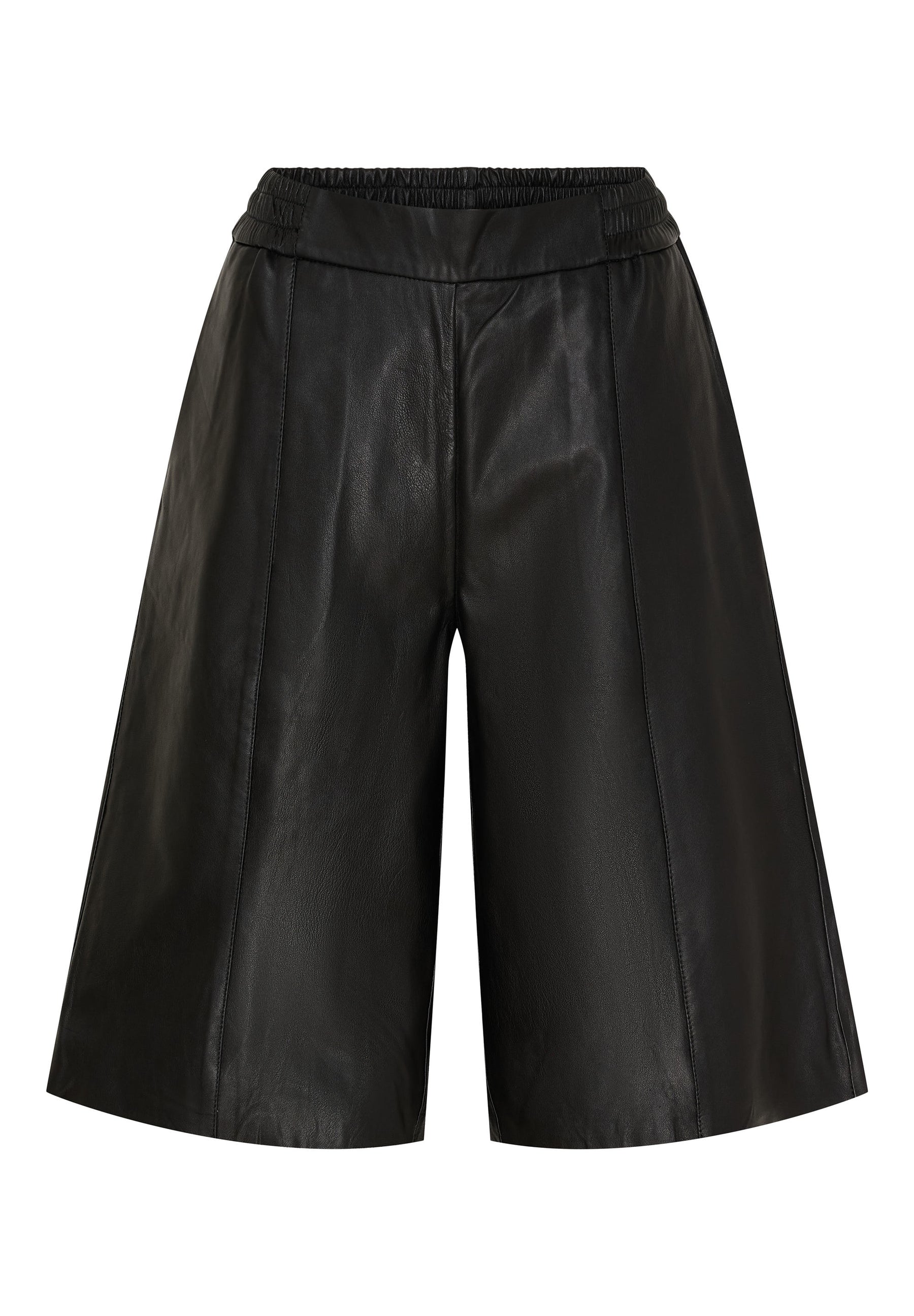 BTFCPH Culottes i læder Bukser Sort