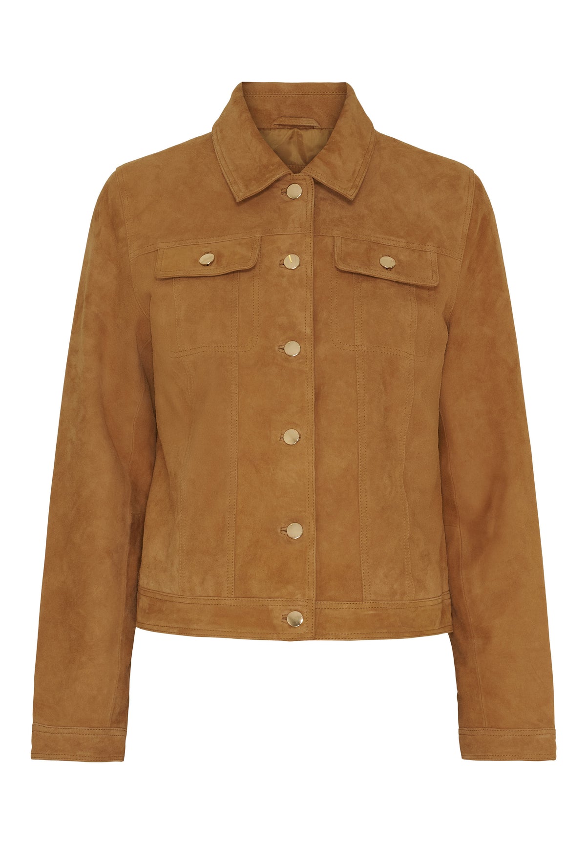 BTFCPH Denim jakke i ruskind Jakker Brun