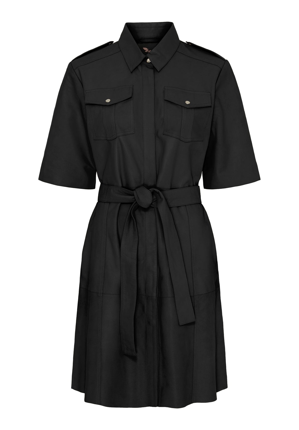 BTFCPH Skindkjole med bindebånd Kjoler Sort