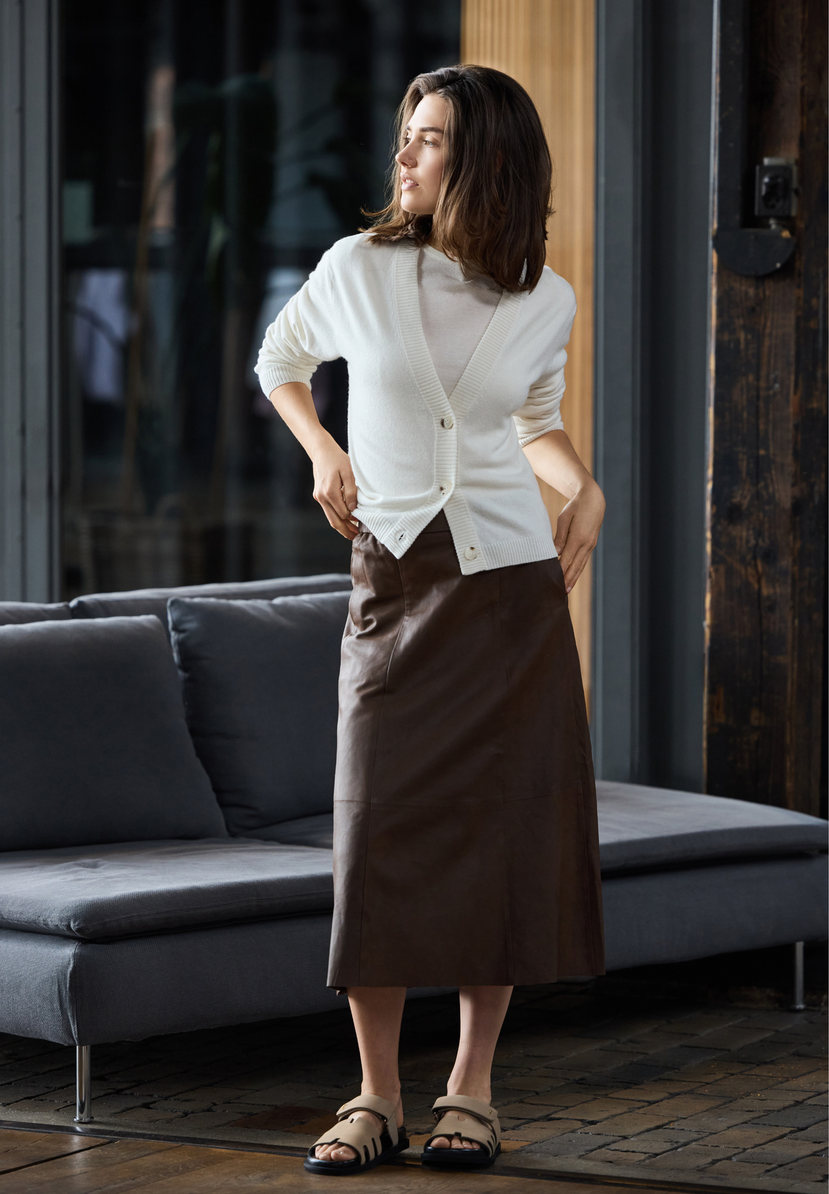 BTFCPH Eksklusiv cardigan i 100% cashmere Cardigans Hvid