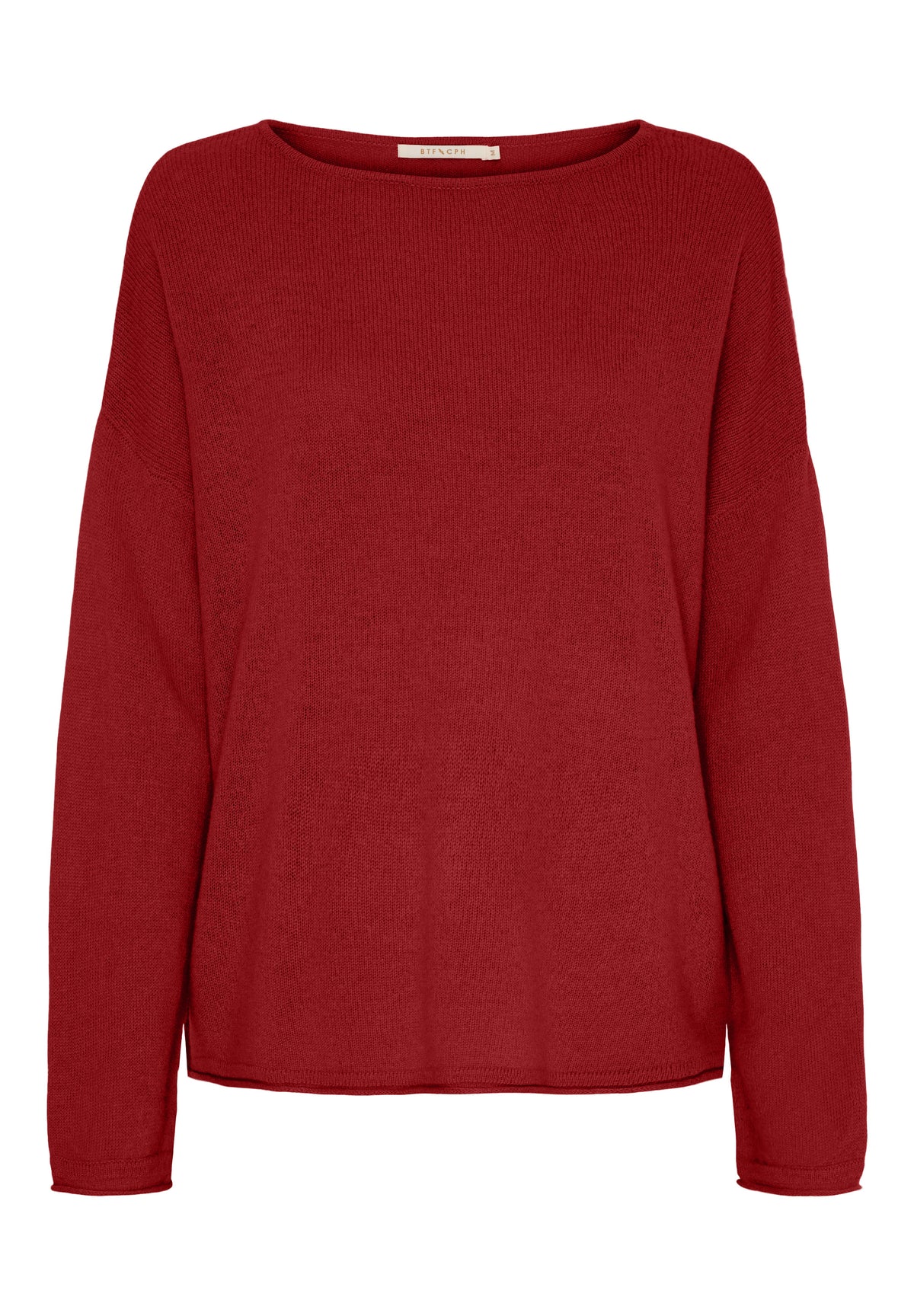 BTFCPH Eksklusiv oversized pullover i 100% cashmere Pullovers Brick Red