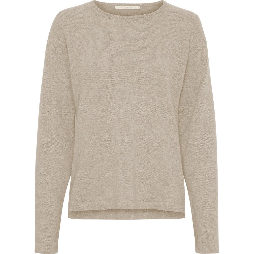 BTFCPH Eksklusiv pullover i 100% cashmere Knit Beige Melange