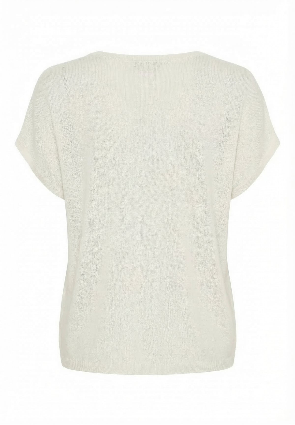 BTFCPH Eksklusiv pullover i 100% cashmere med korte ærmer Pullovers Hvid