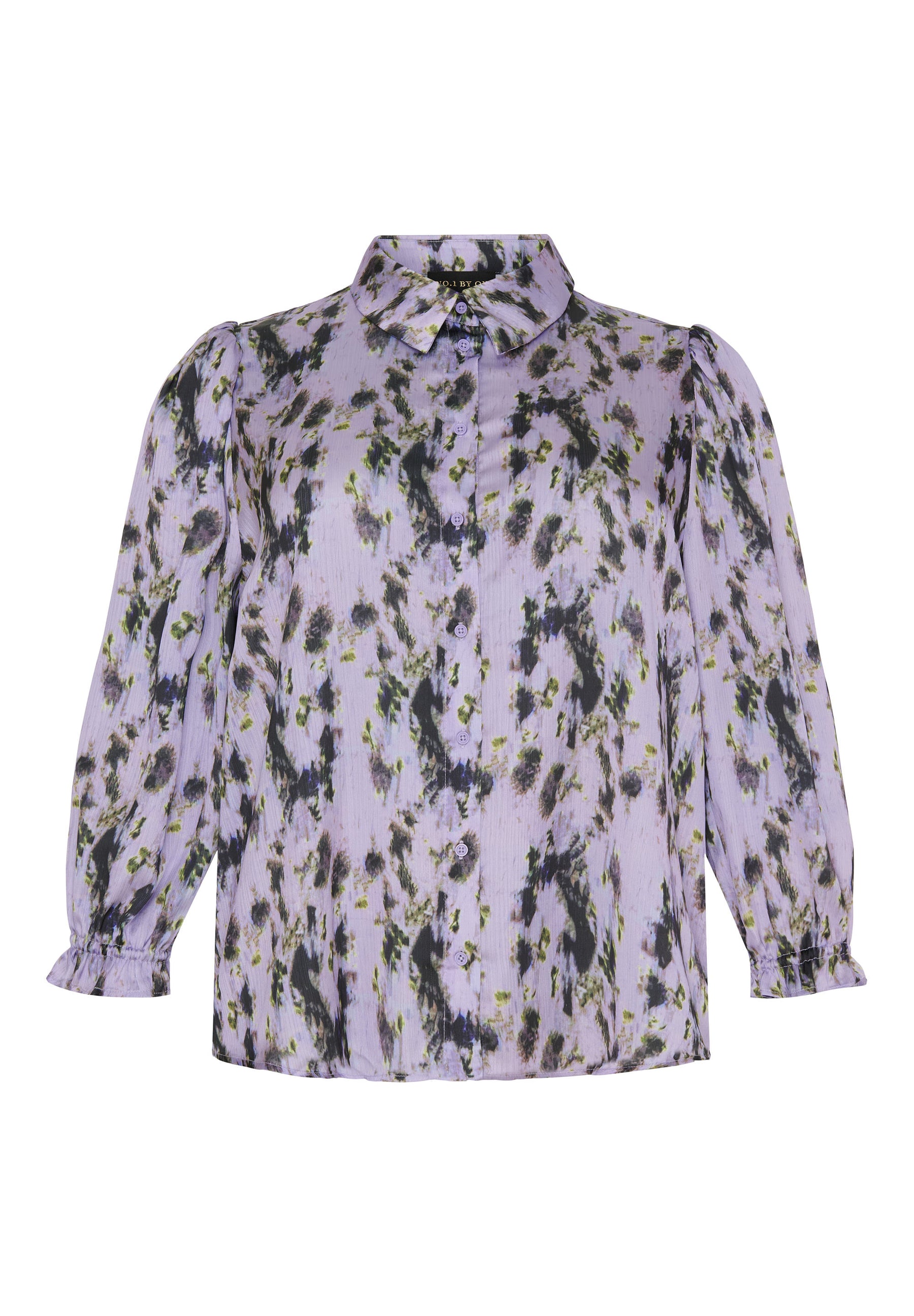 NO. 1 BY OX Elegant skjorte med 3/4 ærmer Skjorter Paisley Purple w Black Graphic print