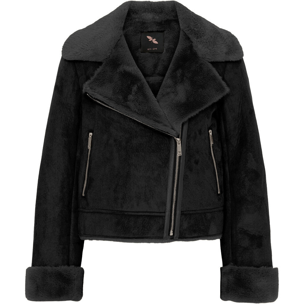 BTFCPH Klassisk bonded jakke Jakker Sort