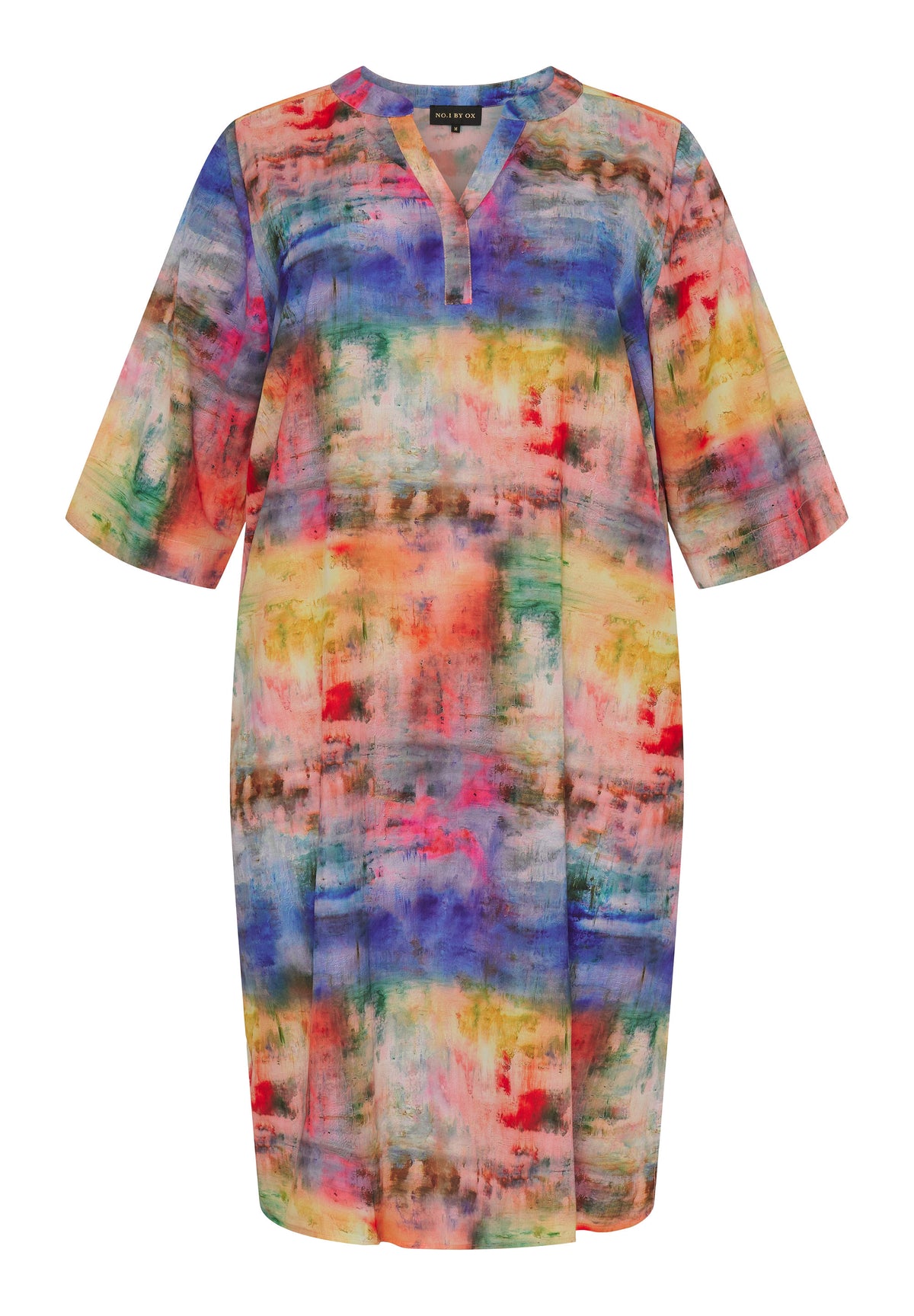 NO. 1 BY OX Farverig kjole Kjoler Multicolored print