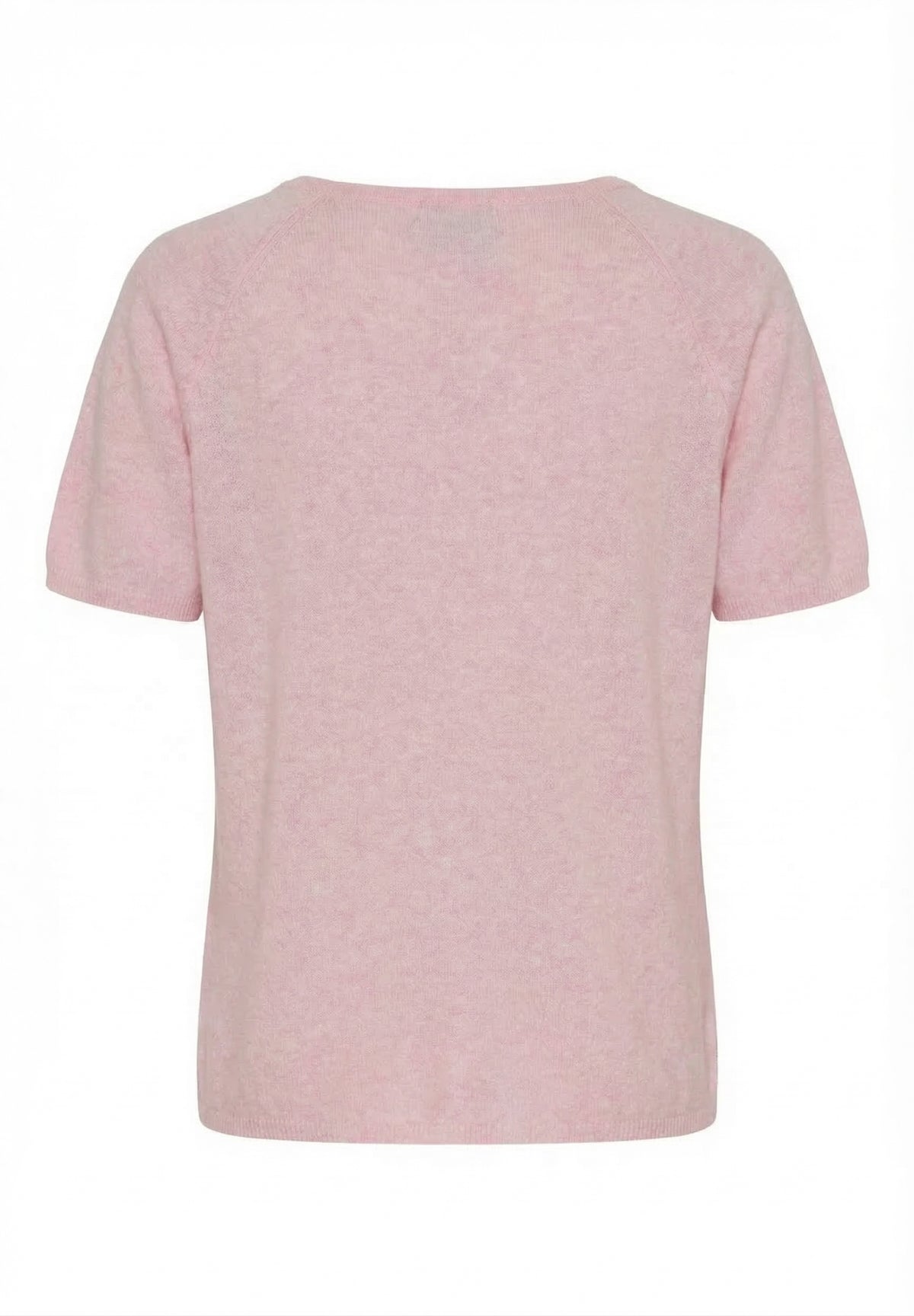BTFCPH Finstrikket t-shirt i cashmere blanding Pullovers Rosa