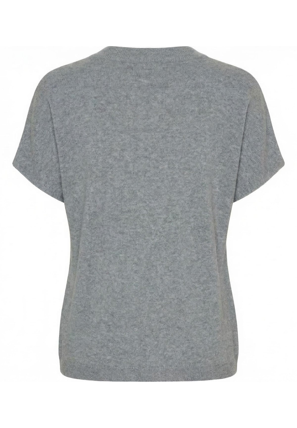 BTFCPH Finstrikket t-shirt i cashmere blanding Pullovers Marble Melange
