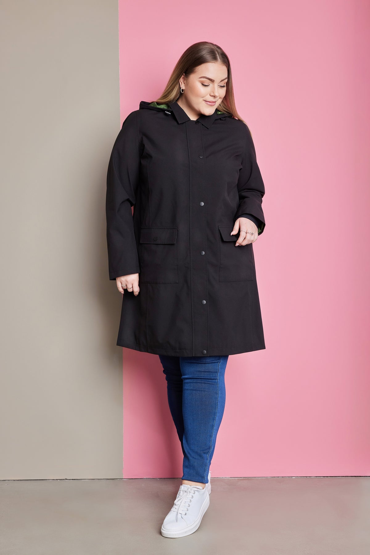 NO. 1 BY OX Forårsjakke Frakker Sort