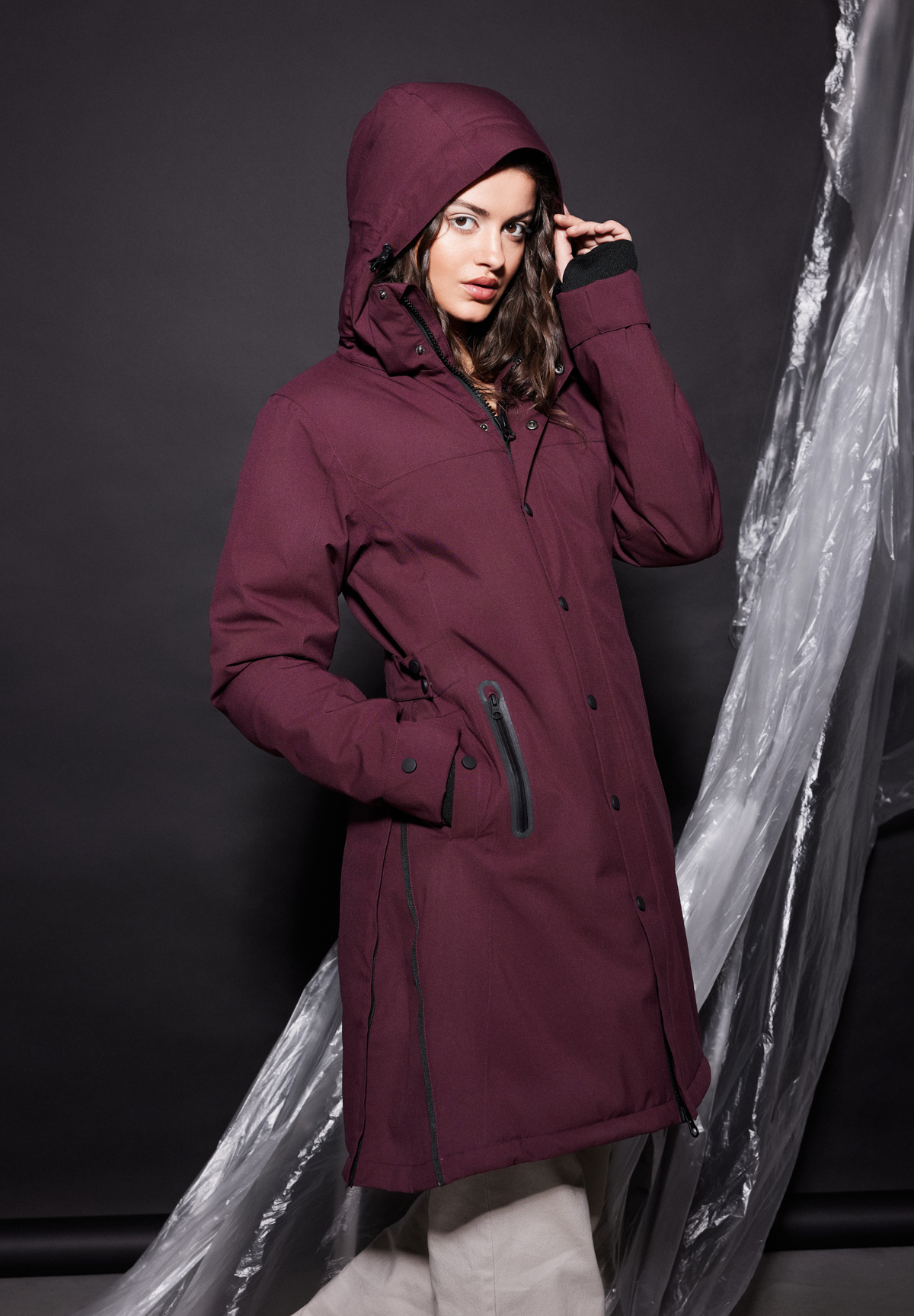 NOTYZ Funktionel vinterjakke Frakker Rød