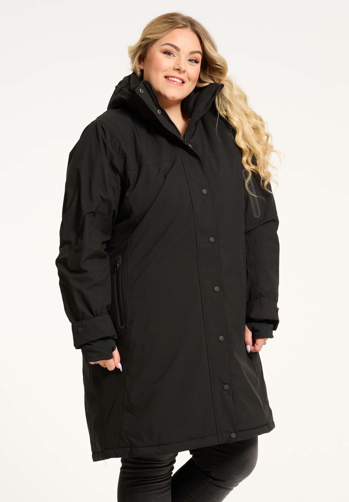 NO. 1 BY OX Funktionel vinterjakke Frakker Sort