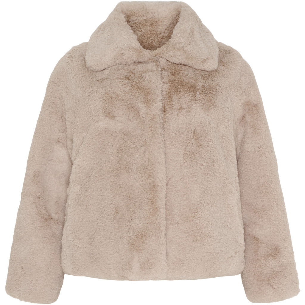 Jacke aus Nerzimitat