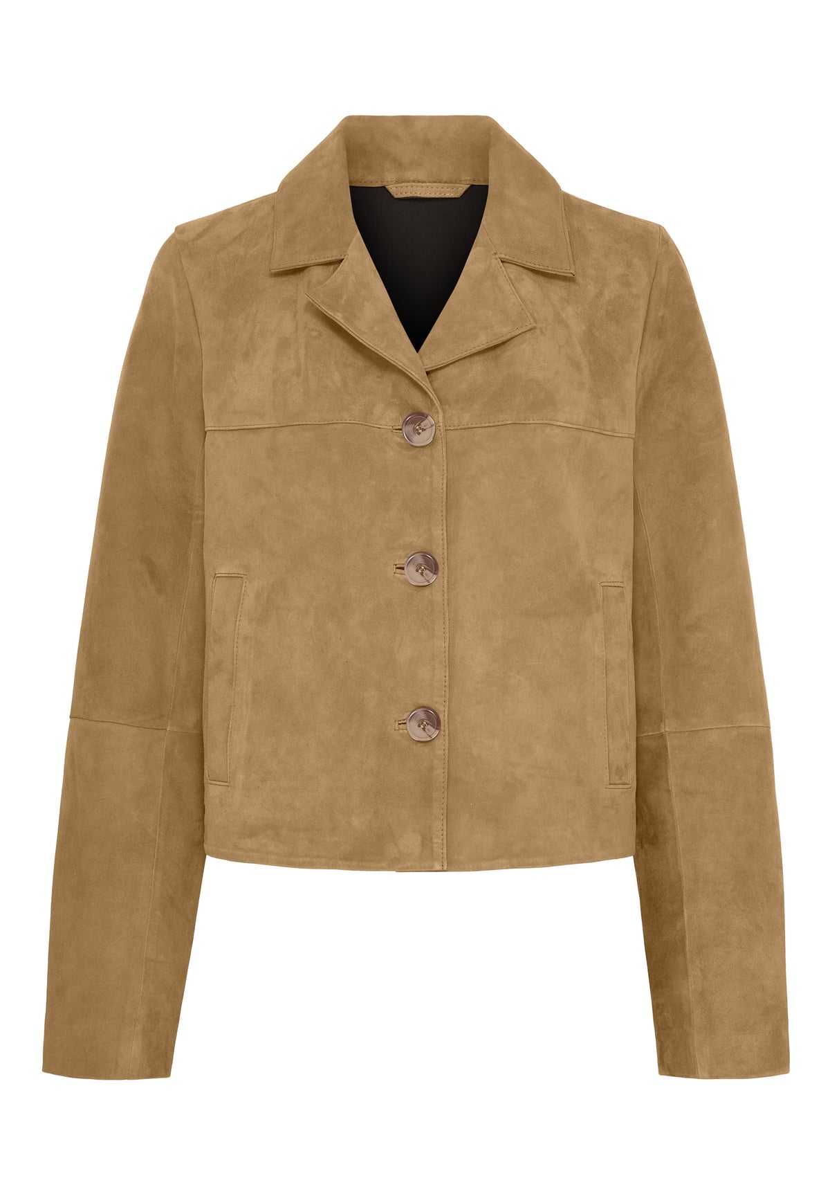 BTFCPH Jakke i ruskind med knapper Jakker Beige