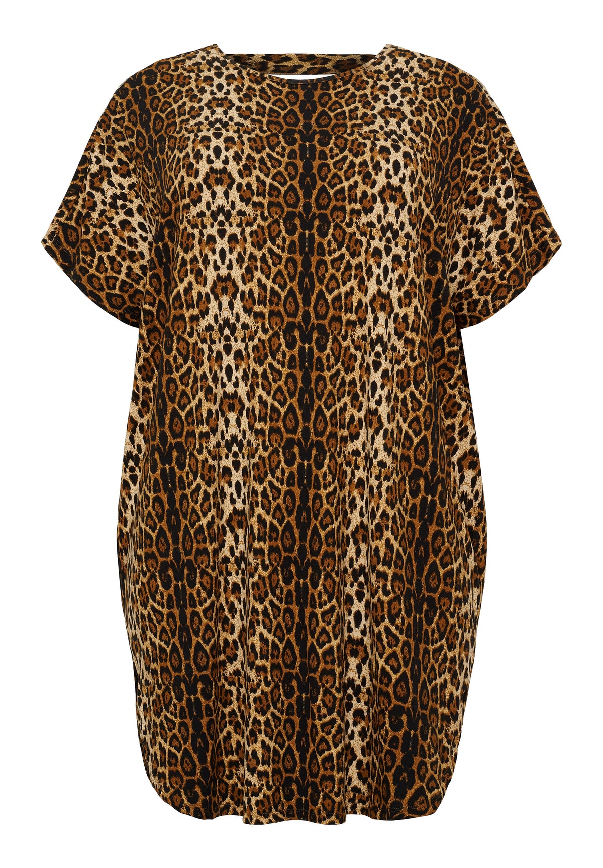 NO. 1 BY OX Kjole i leopardprint Kjoler Brown Leopard print