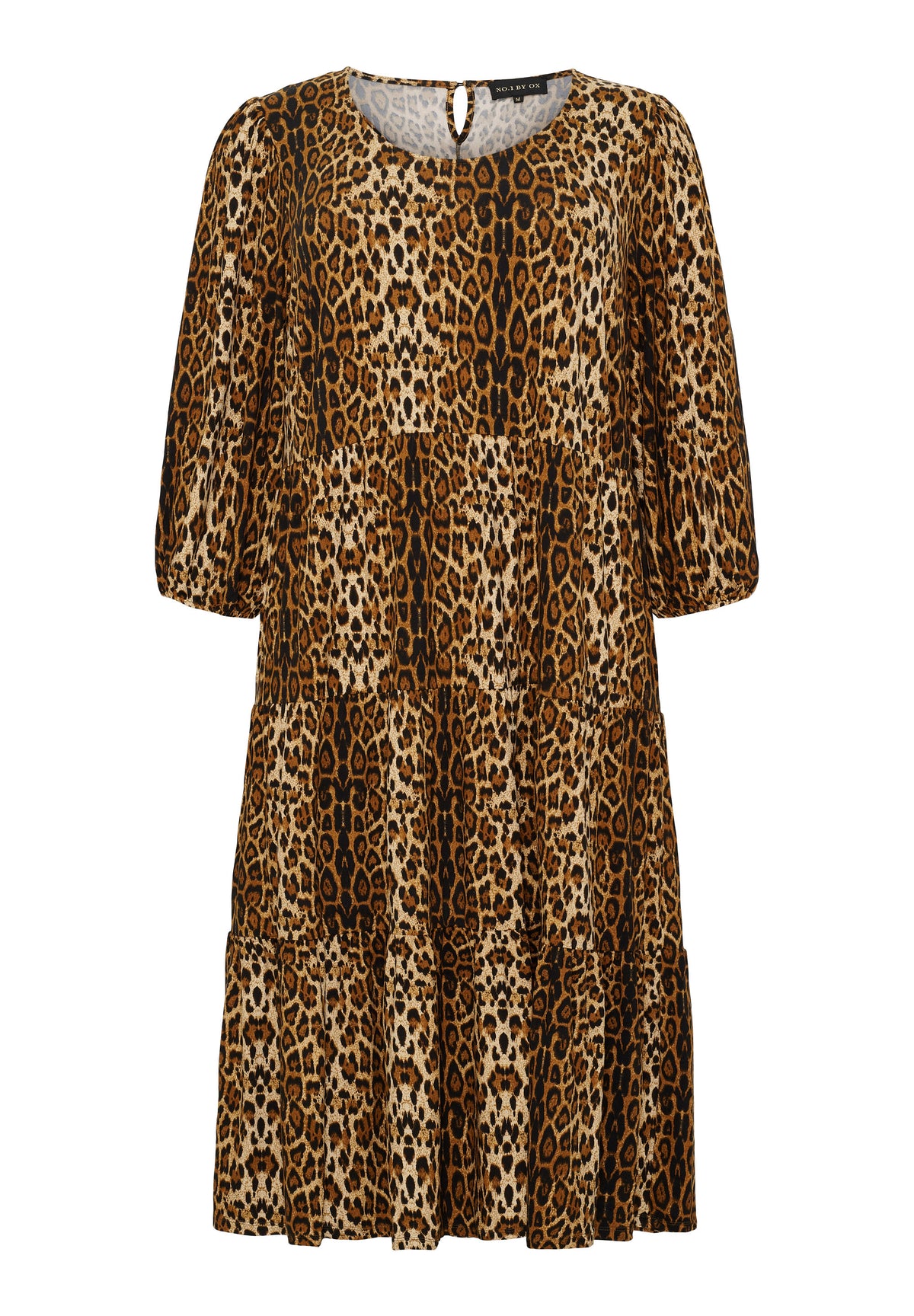 NO. 1 BY OX Kjole med leopardprint Kjoler Brown Leopard print